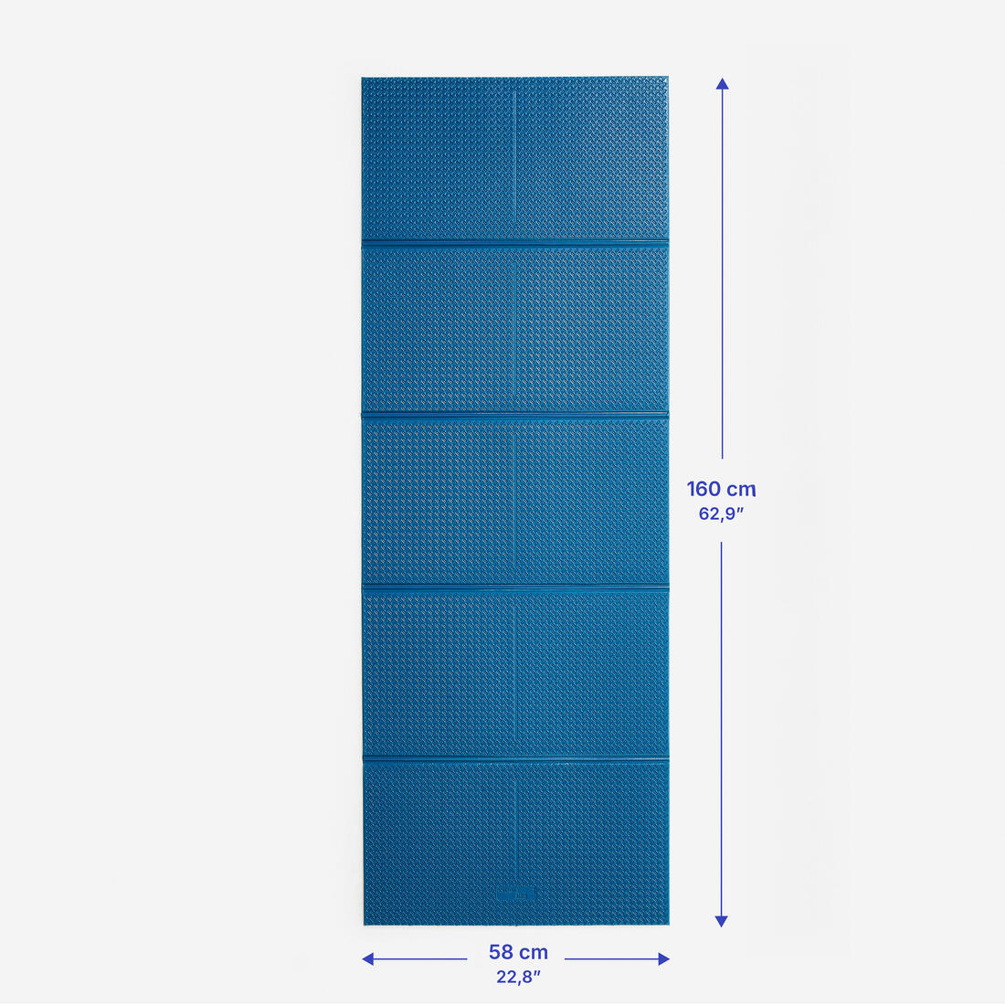 Esterilla pilates 160 cm x 58 cm x 7 mm - Tone mat Fold azul - Image 6