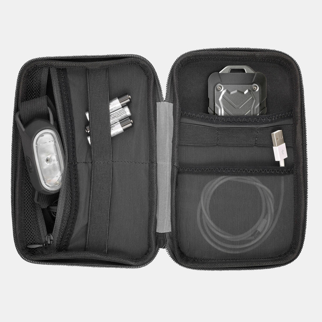 Estuche rígido accesorios tecnológicos Forclaz gris - Image 4