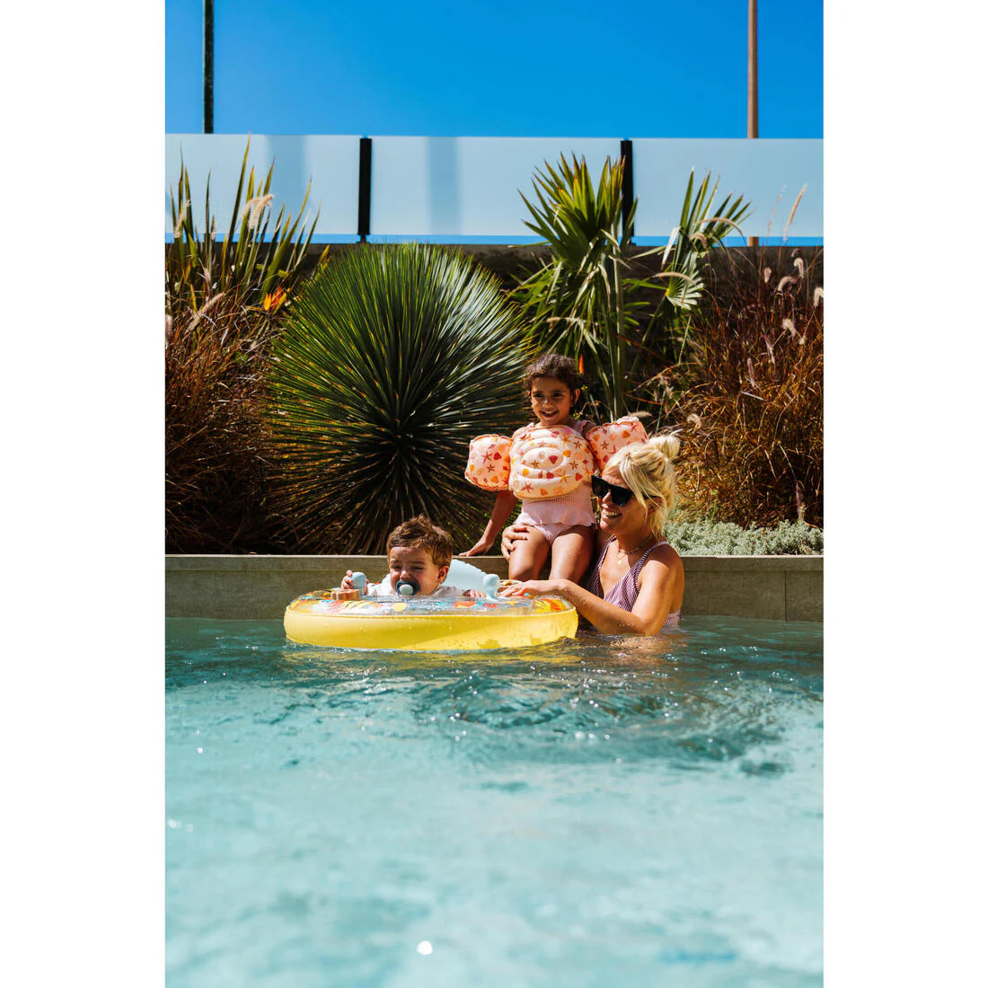 Flotador-Asiento Piscina Bebés 7-15 kg Amarillo Estampado Allfish Con Asideros - Image 11