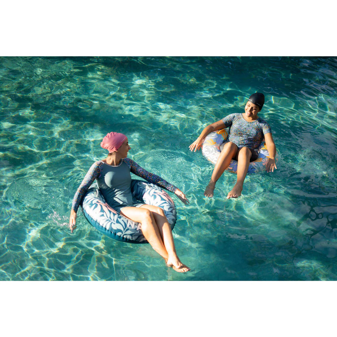 Flotador hinchable grande 92cm adultos (máx 90kg) con asas - Image 7