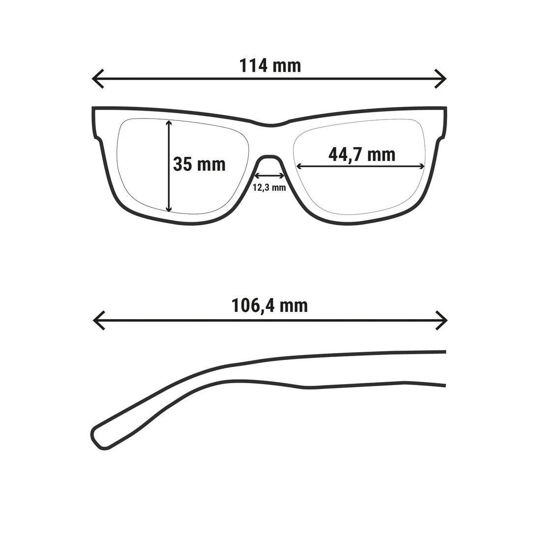 Gafas de sol Bebé cuadradas y flexibles categoría 3 MH B140 - Image 13