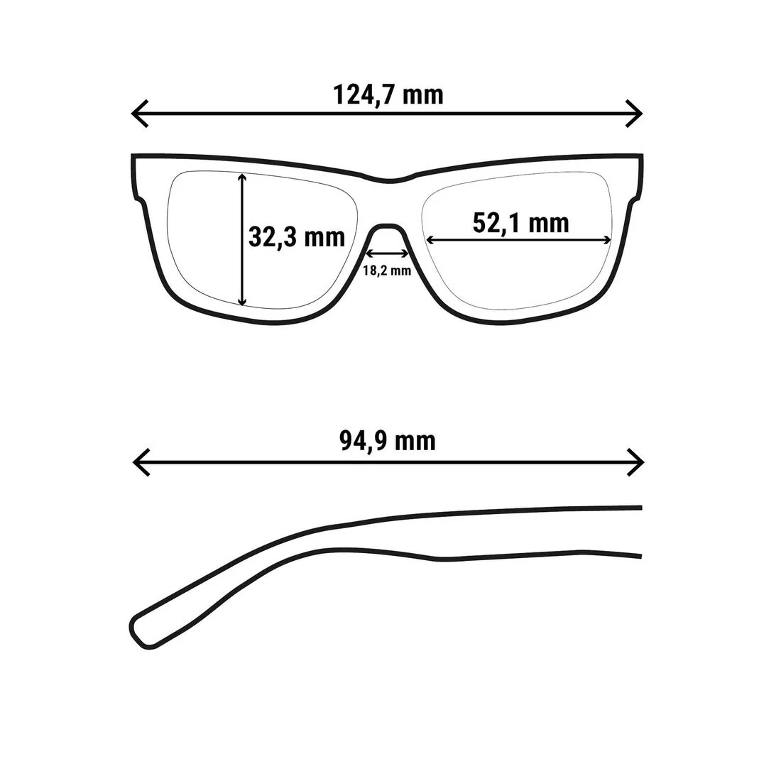 Gafas de sol Bebé envolventes categoría 4 MH K500 - Image 40