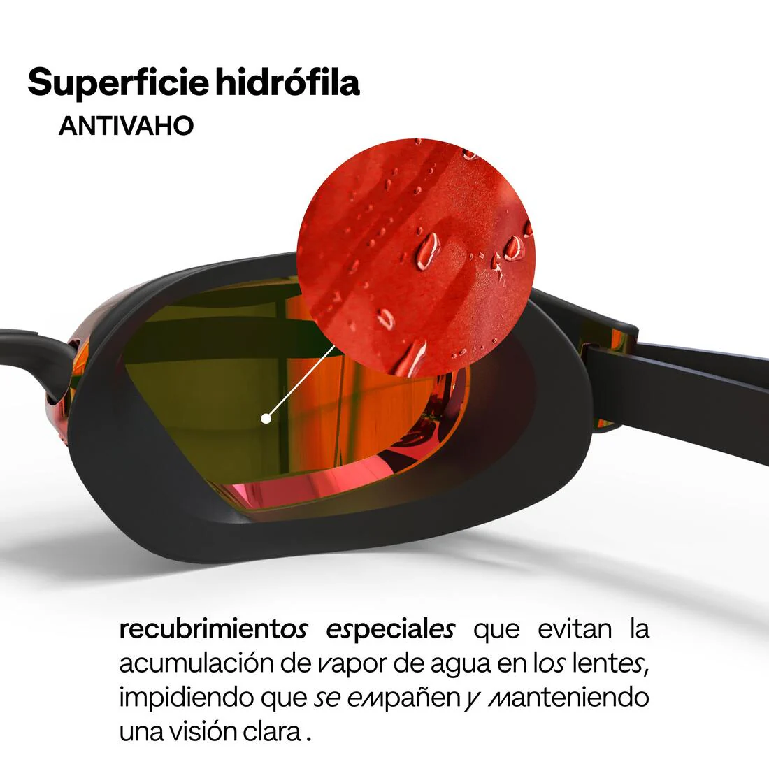 Gafas natación antivaho Bfast cristales espejo Talla Única - Image 5