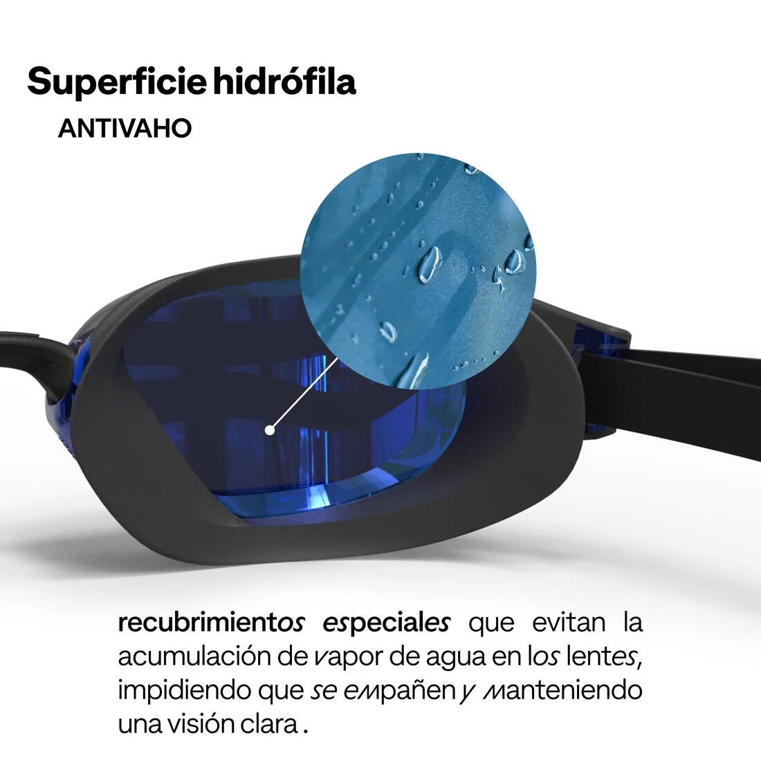 Gafas natación antivaho Bfast cristales espejo Talla Única - Image 6