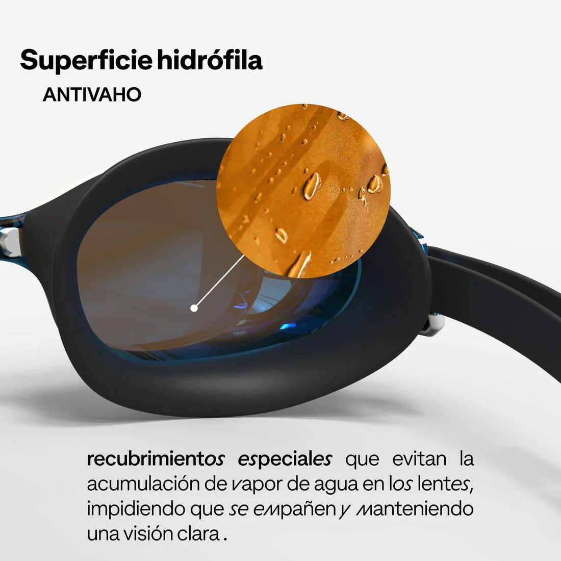 Gafas natación antivaho Bfit Cristales Ahumados Talla Única - Image 11