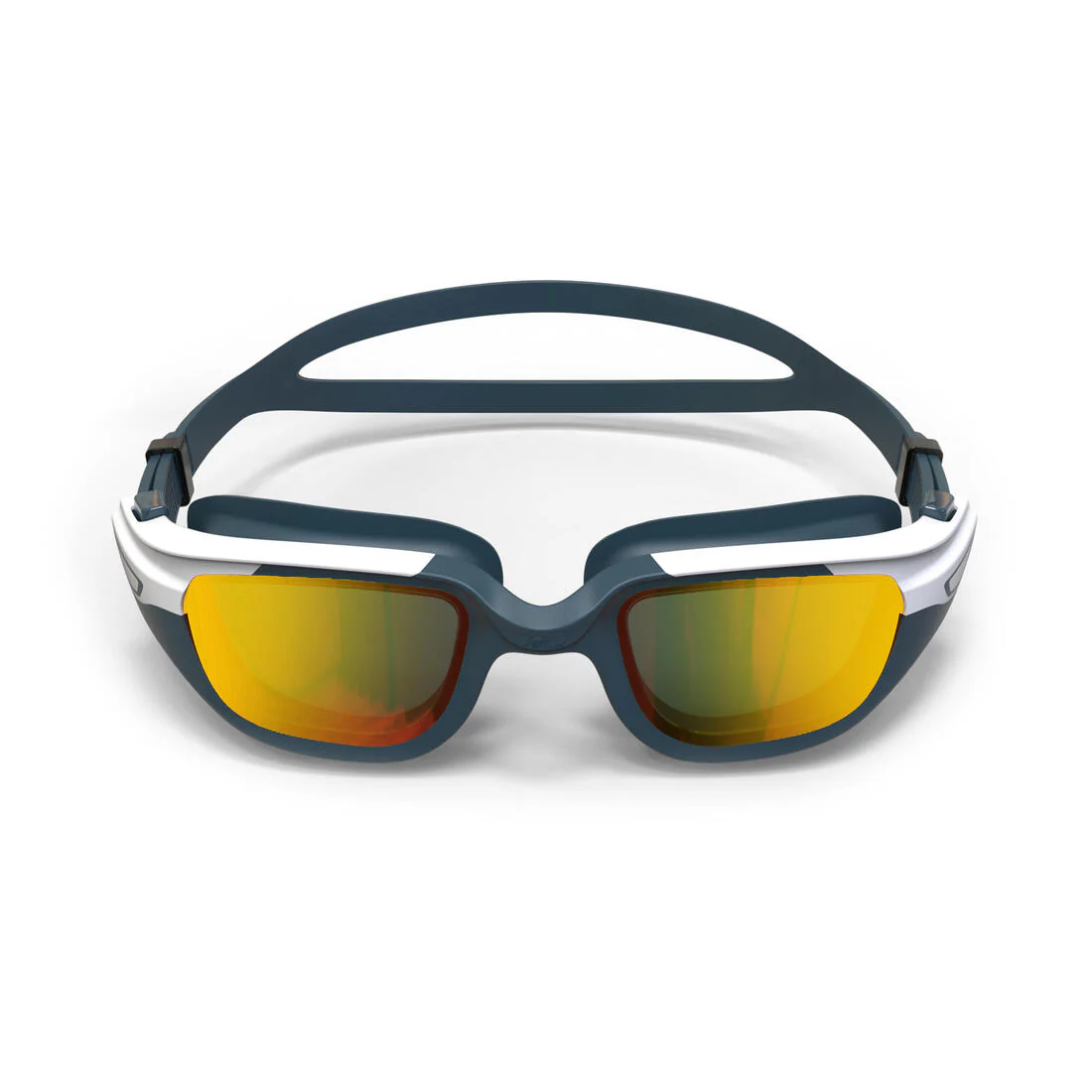 Gafas natación niños/adultos talla S Spirit Azul Naranja Cristales Espejo - Image 2