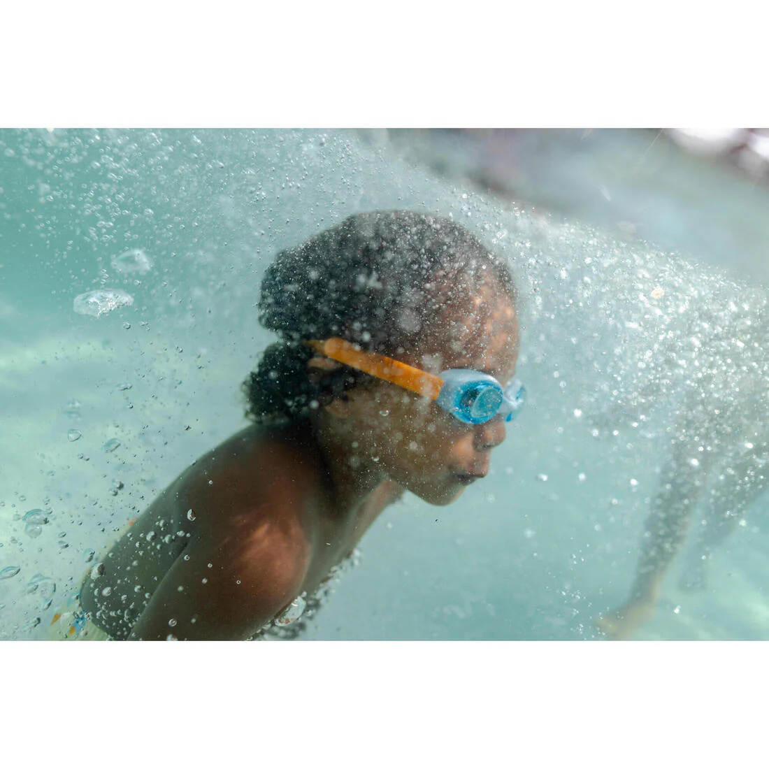 Gafas Natación niños Kuwee Amarillo Cristales Tintados - Image 12