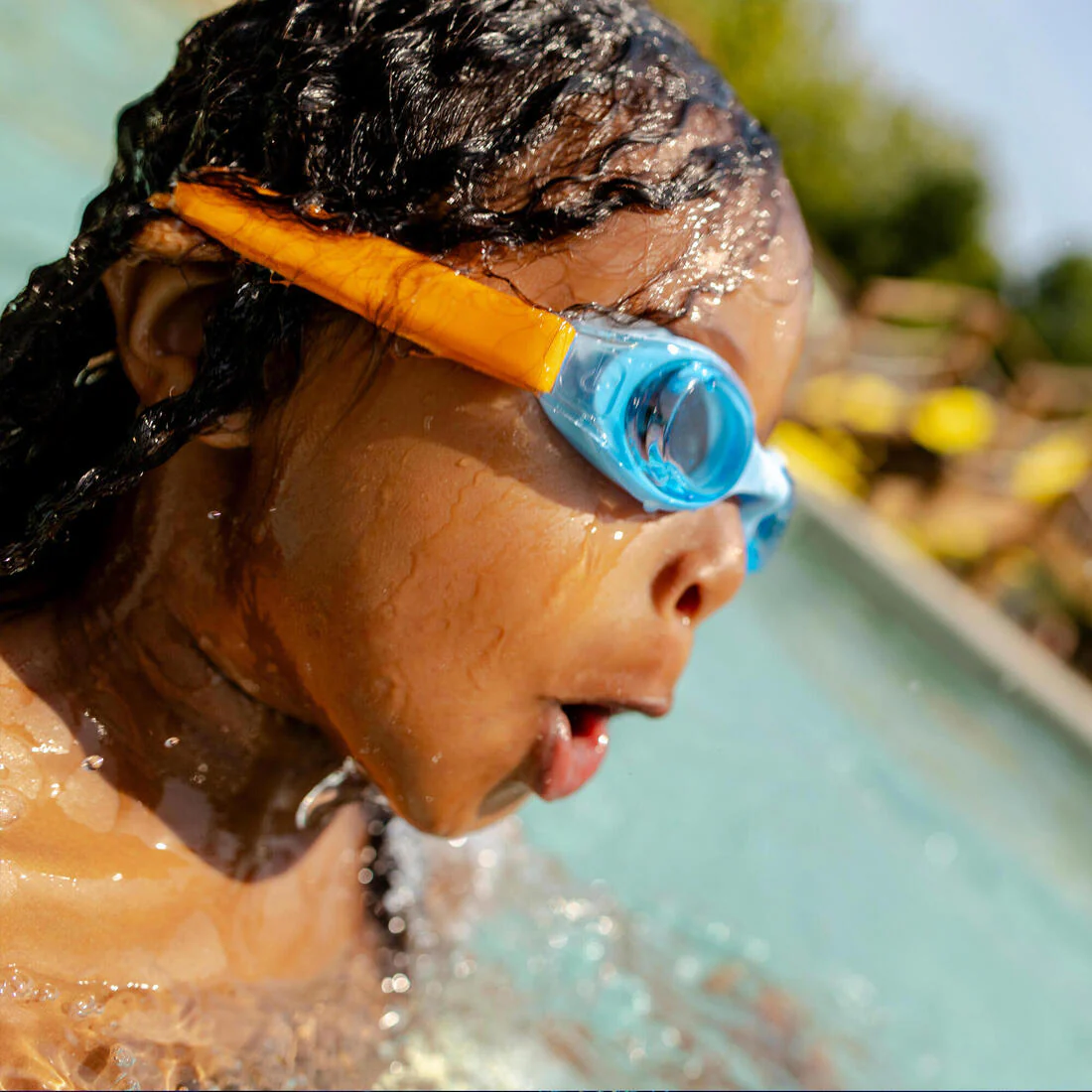 Gafas Natación niños Kuwee Amarillo Cristales Tintados - Image 4