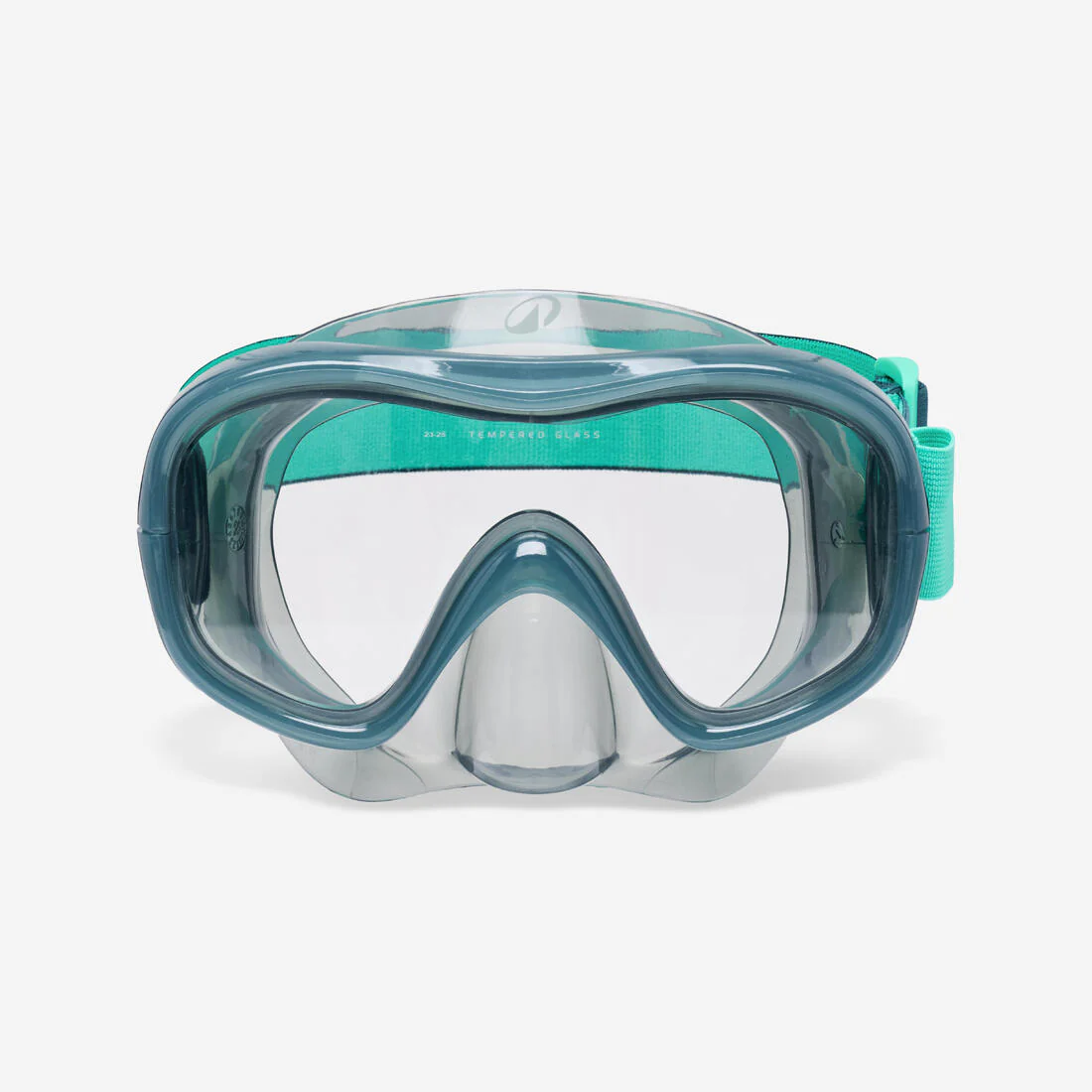 Gafas snorkel Adulto Monolente Comfort 100 Antivaho Gris - Image 3