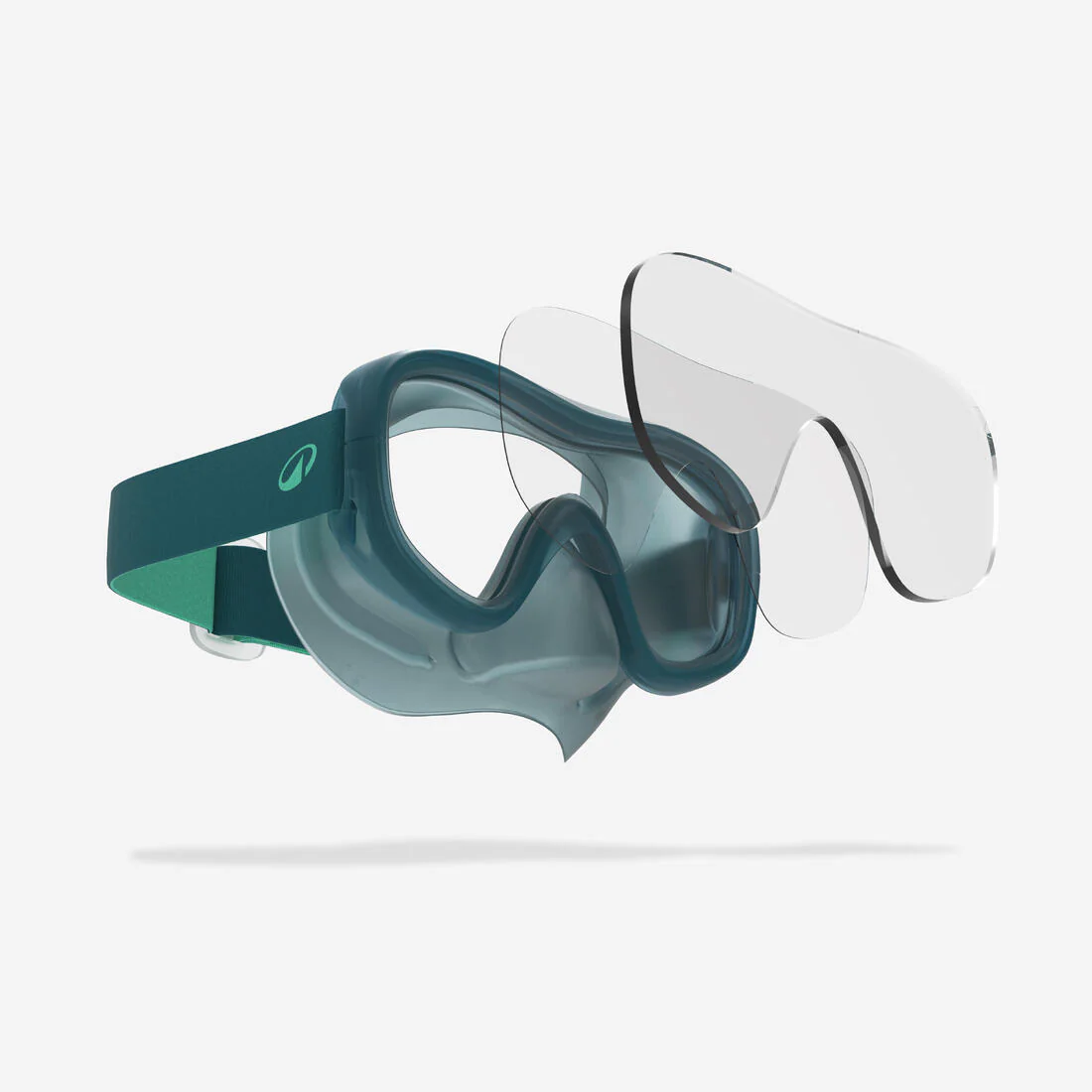 Gafas snorkel Adulto Monolente Comfort 100 Antivaho Gris - Image 4