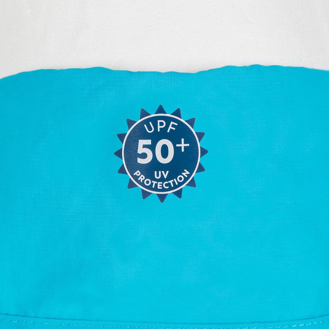 Gorra Bebé Protección Solar Azul - Image 4
