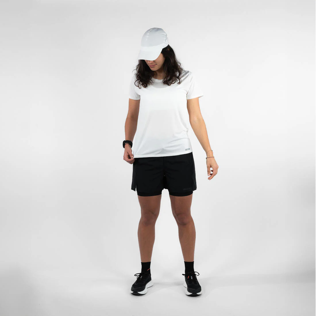 Gorra de running Hombre Mujer - KIPRUN Ajustable blanco - Image 10