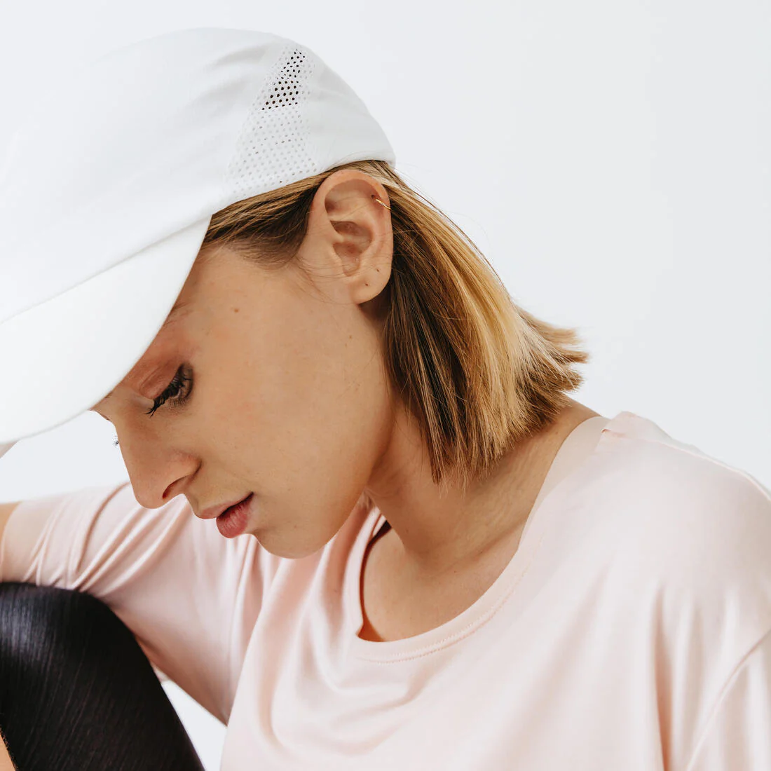 Gorra de running Hombre Mujer - KIPRUN Ajustable blanco - Image 5