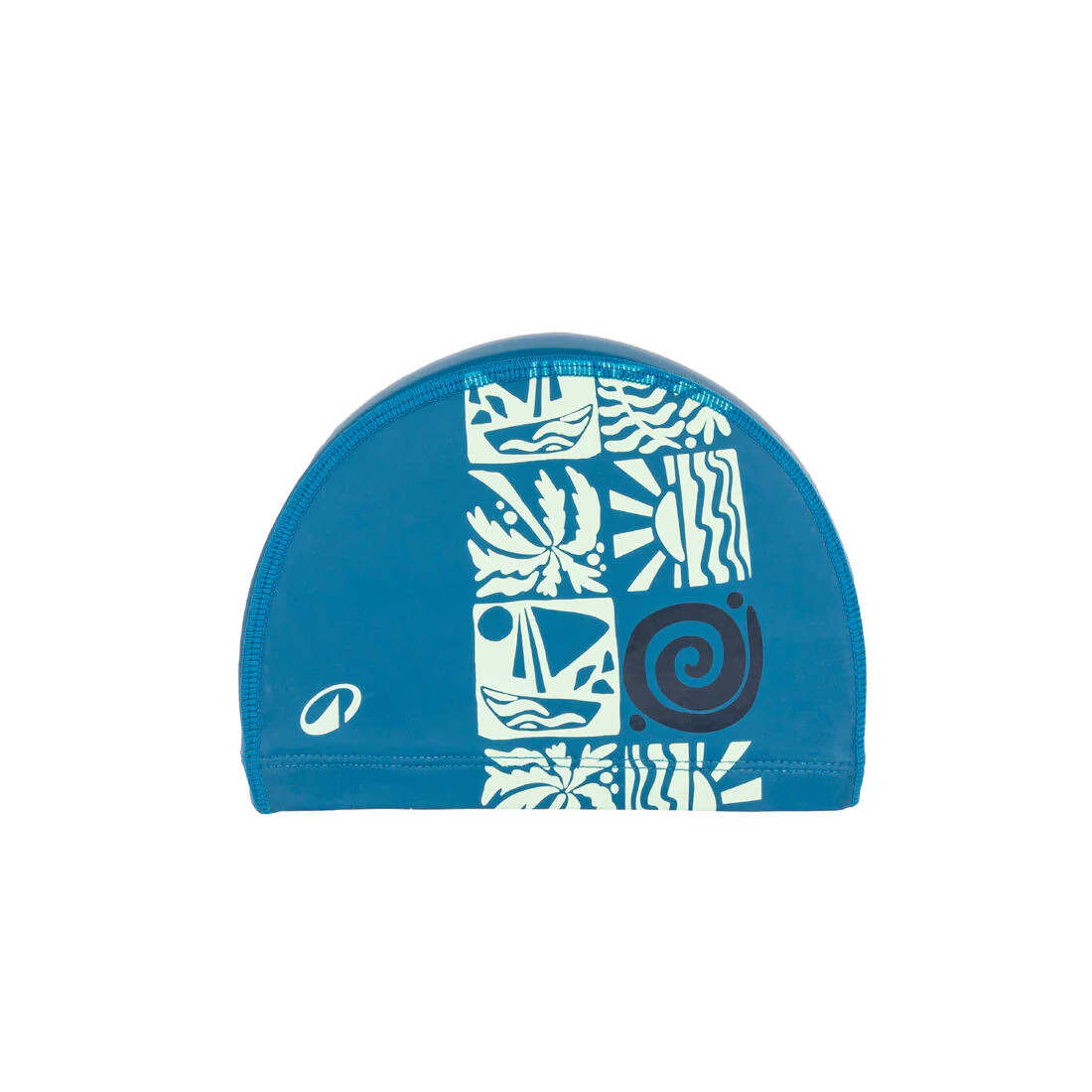 Gorro de Natación tela niños revestido silicona  Blanco estampado estrellas - Image 5