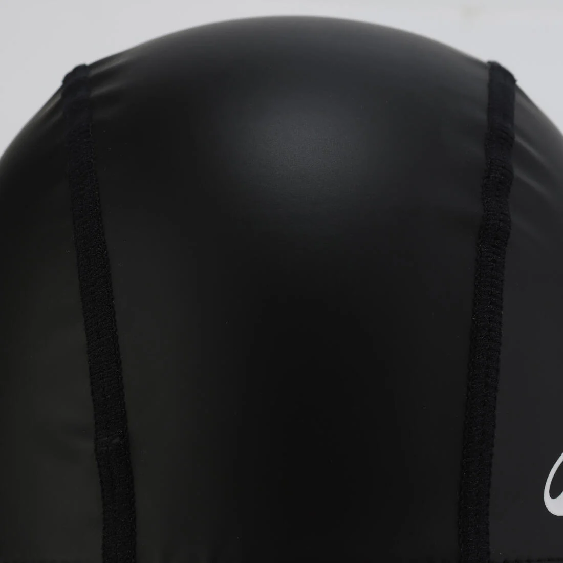 Gorro natación adulto tela revestido silicona negro Talla L - Image 3