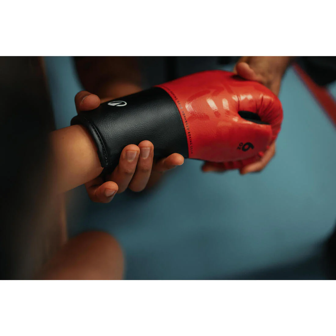 Guantes Boxeo Niños Rojo - Image 7