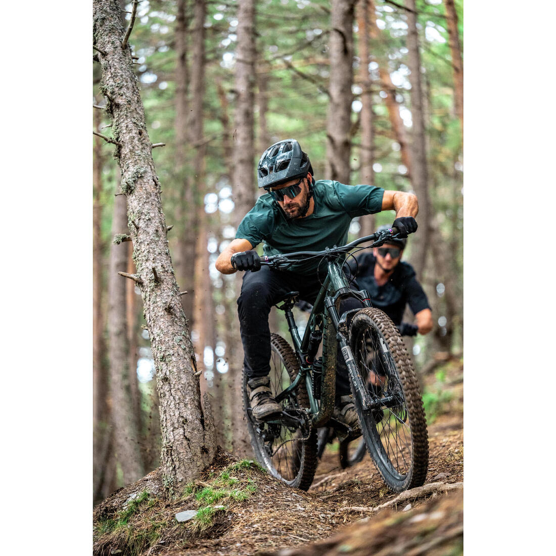 Guantes Ciclismo MTB 900 Negro Protección D3O® - Image 12