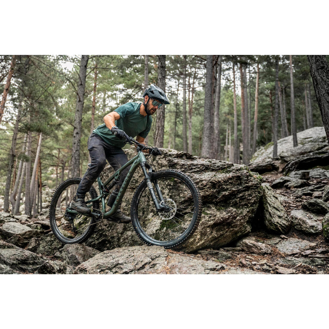 Guantes Ciclismo MTB 900 Negro Protección D3O® - Image 8