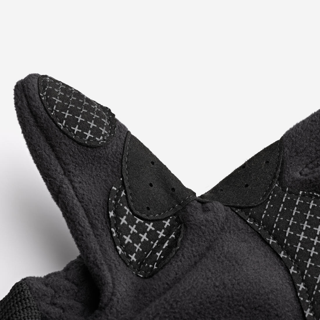 GUANTES CICLISMO INVIERNO TRIBAN ROADR 100 TEJIDO POLAR NEGRO - Image 5