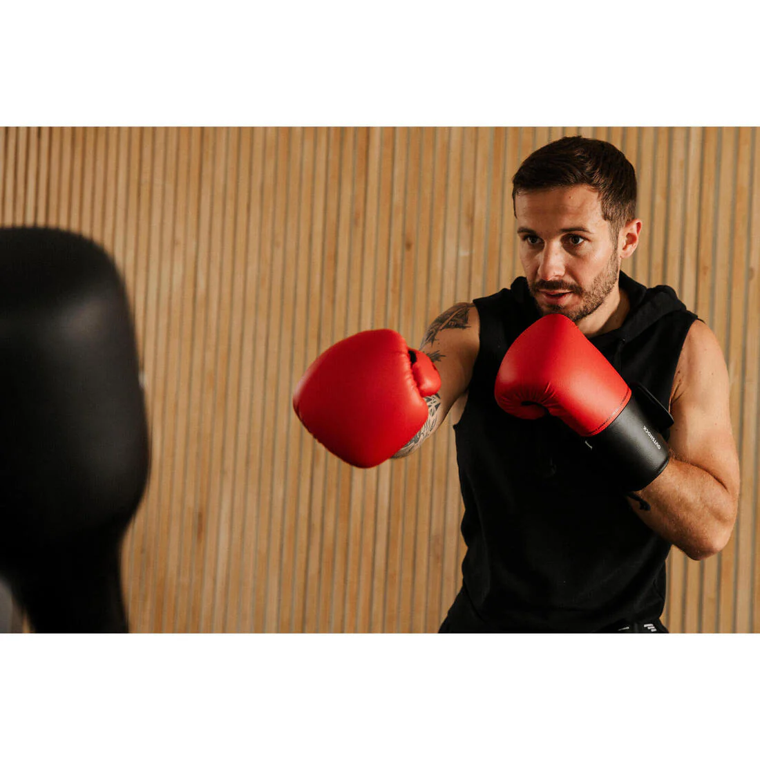 Guantes de boxeo Outshock 100 rojo - Image 11