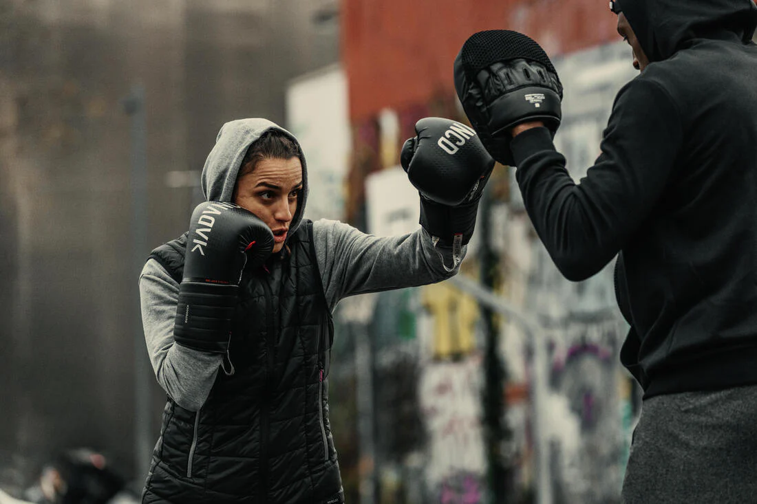 Guantes de boxeo Outshock 500 negro - Image 12