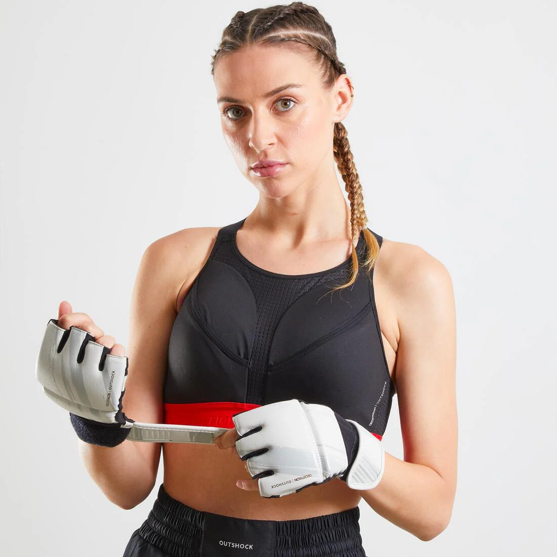 Guantes de MMA Outshock 100 blanco - Image 4