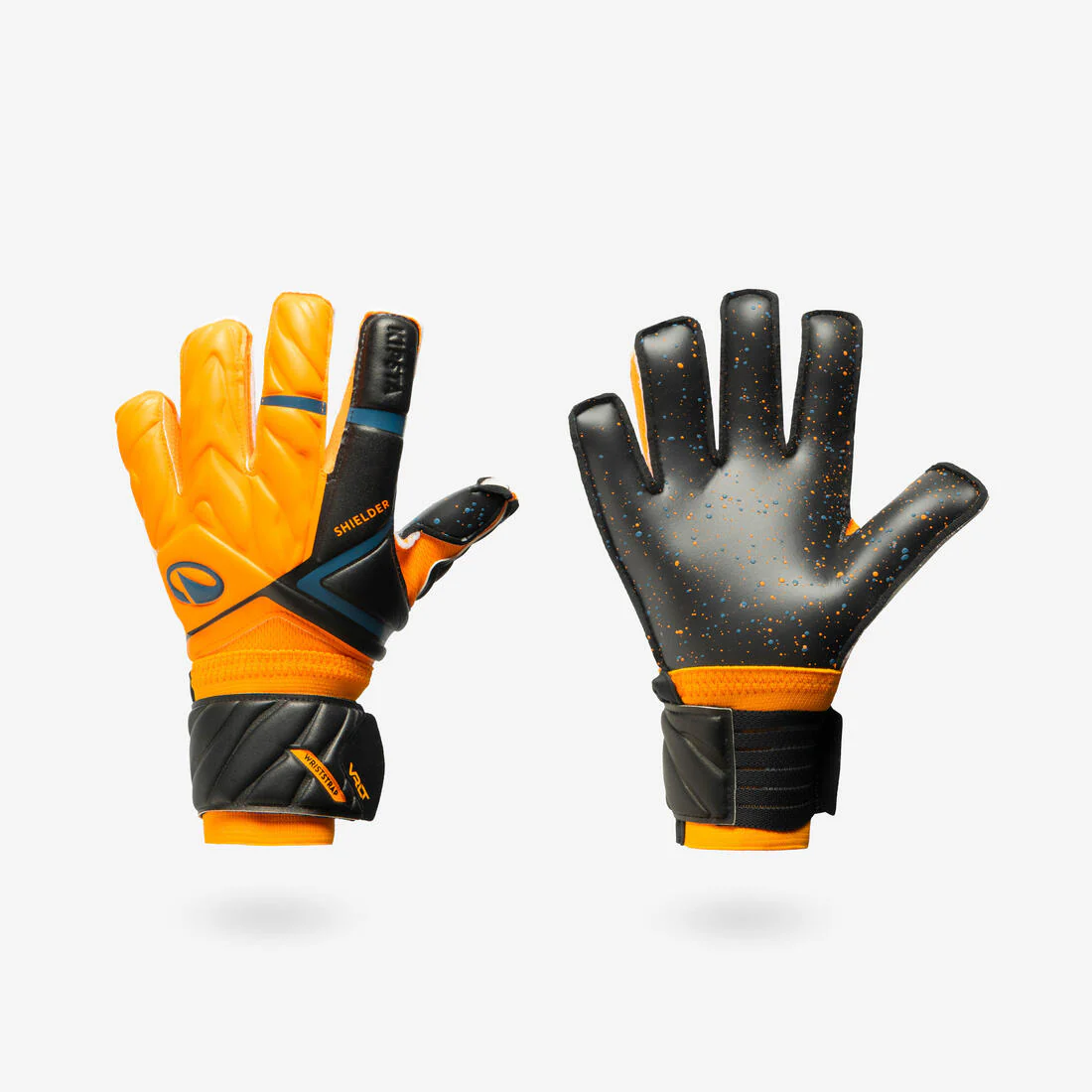 GUANTES DE PORTERO DE FÚTBOL NIÑO VRLT 500 CON PROTECCIÓN EN LOS DEDOS - Image 2