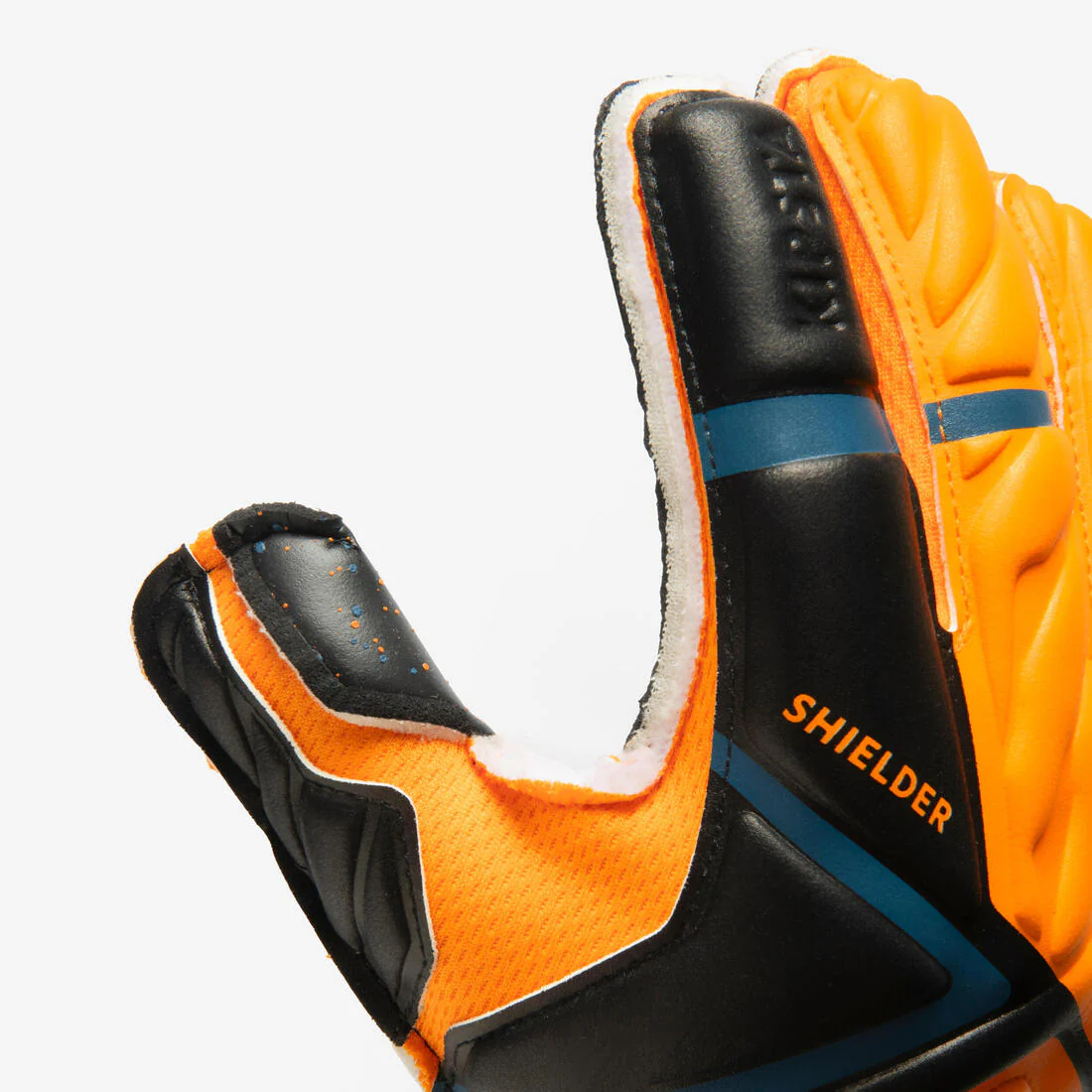 GUANTES DE PORTERO DE FÚTBOL NIÑO VRLT 500 CON PROTECCIÓN EN LOS DEDOS - Image 3