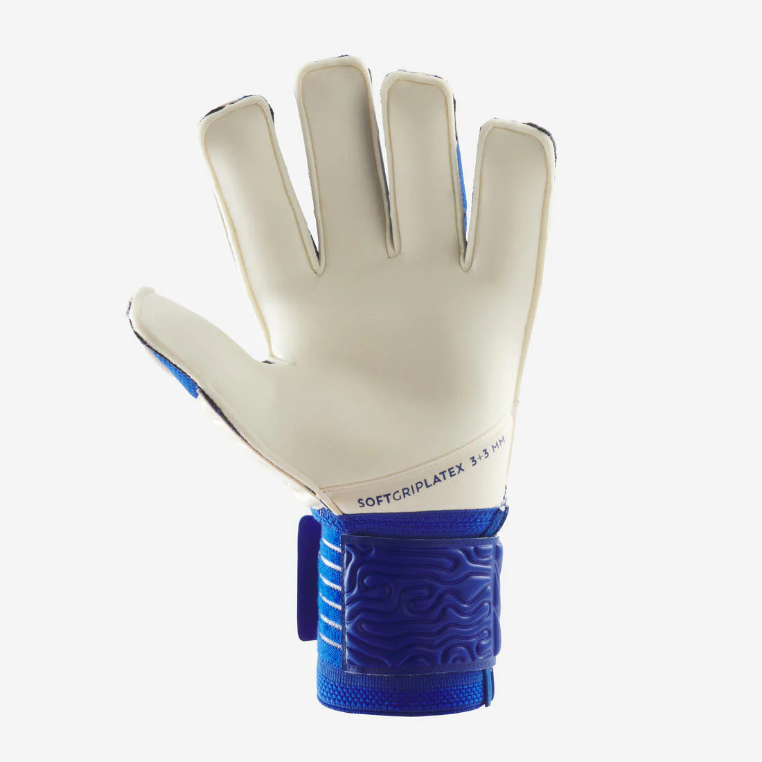 Guantes de portero F500 Viralto Shielder blanco/azul Adulto - Image 2