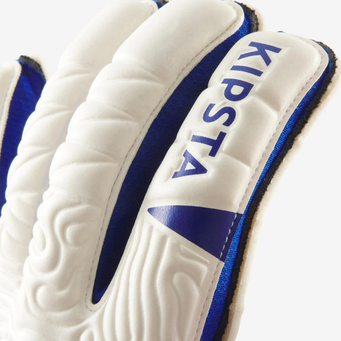 Guantes de portero F500 Viralto Shielder blanco/azul Adulto - Image 4