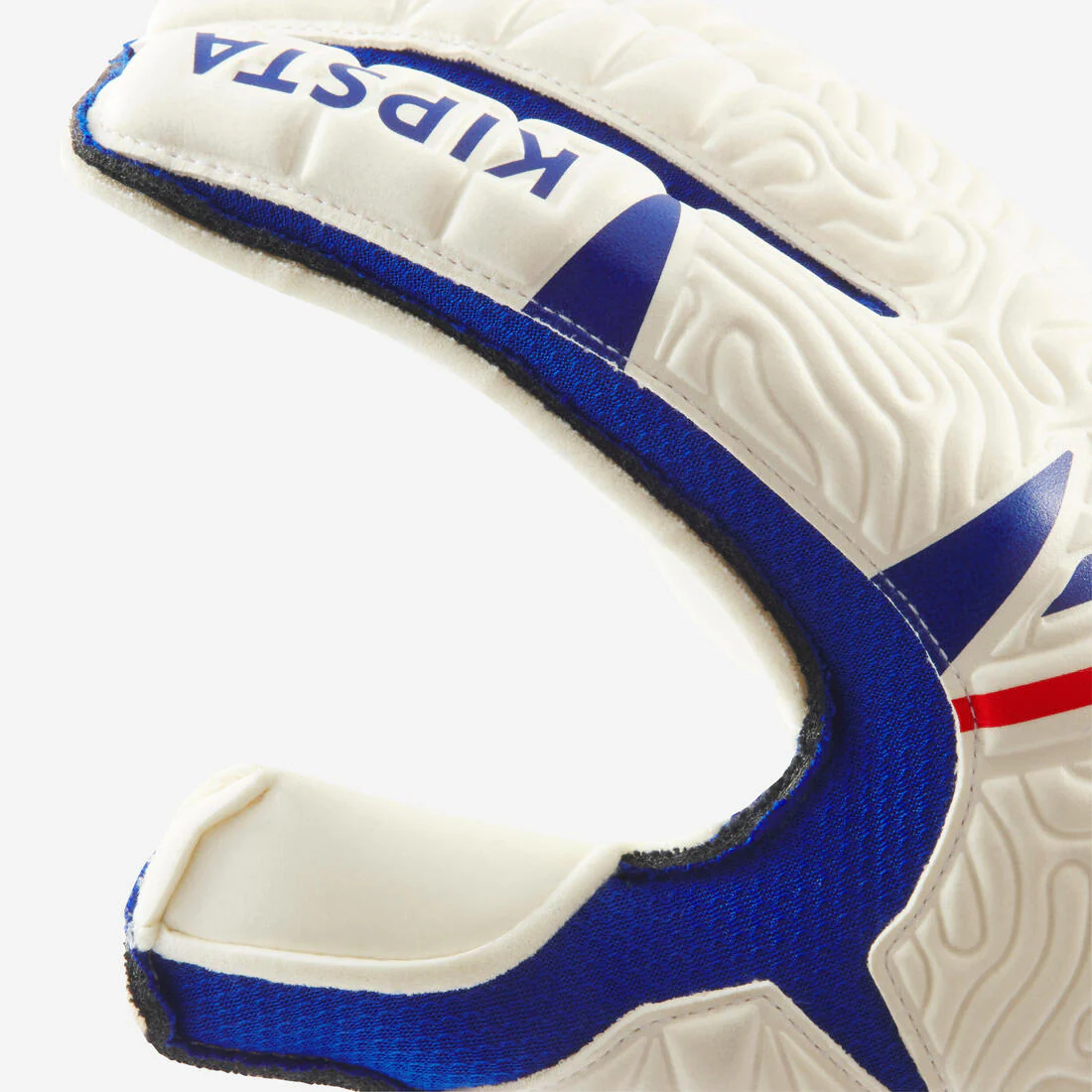 Guantes de portero F500 Viralto Shielder blanco/azul Adulto - Image 5