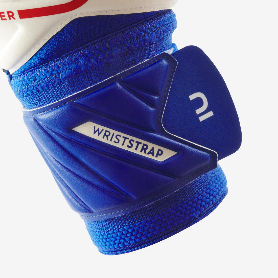 Guantes de portero F500 Viralto Shielder blanco/azul Adulto - Image 7