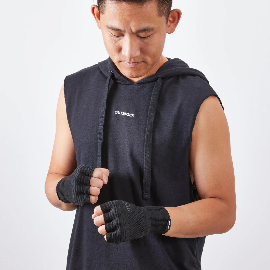 Guantes Interiores Boxeo 100 Negro - Image 5