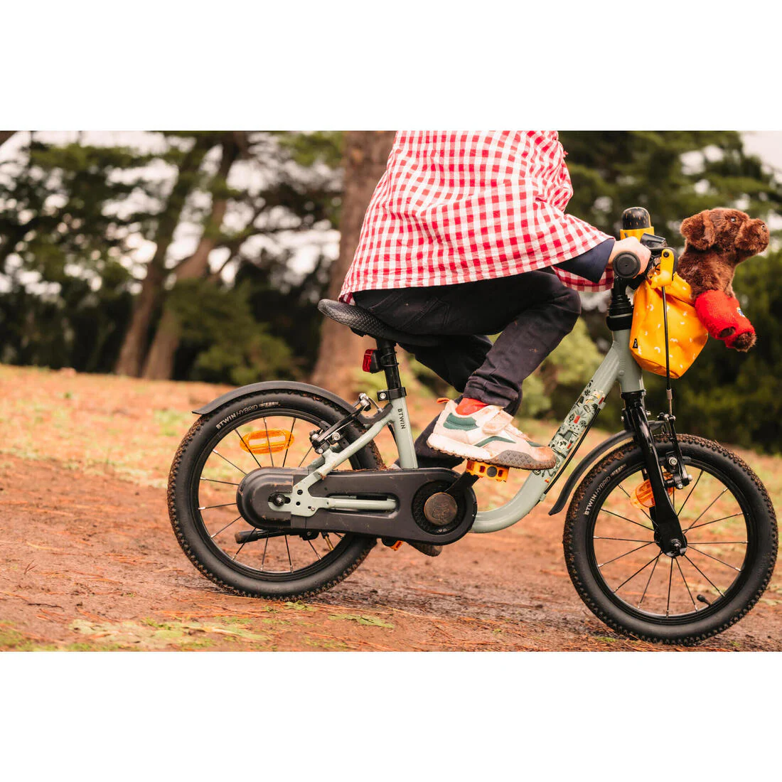 Guardabarros Bicicleta B'twin Negro 14" - Image 6