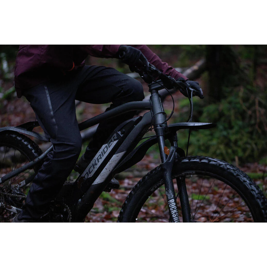 Guardabarros Bicicleta MTB Trasero Rígido V2 Negro 26" - 27,5" - 29" - Image 14