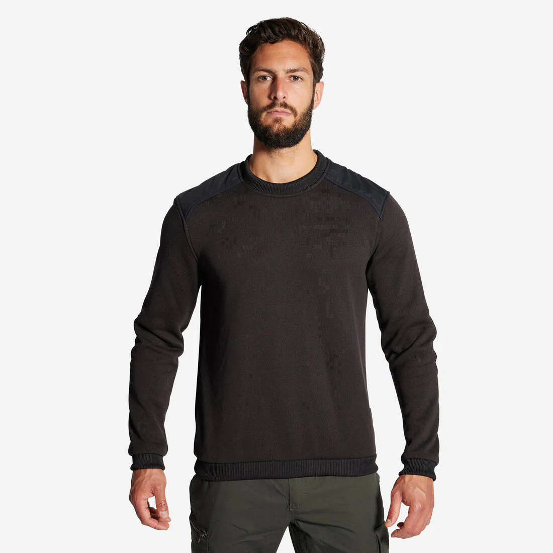 Jersey Solognac 500 Hombre Calido Fibra Polar