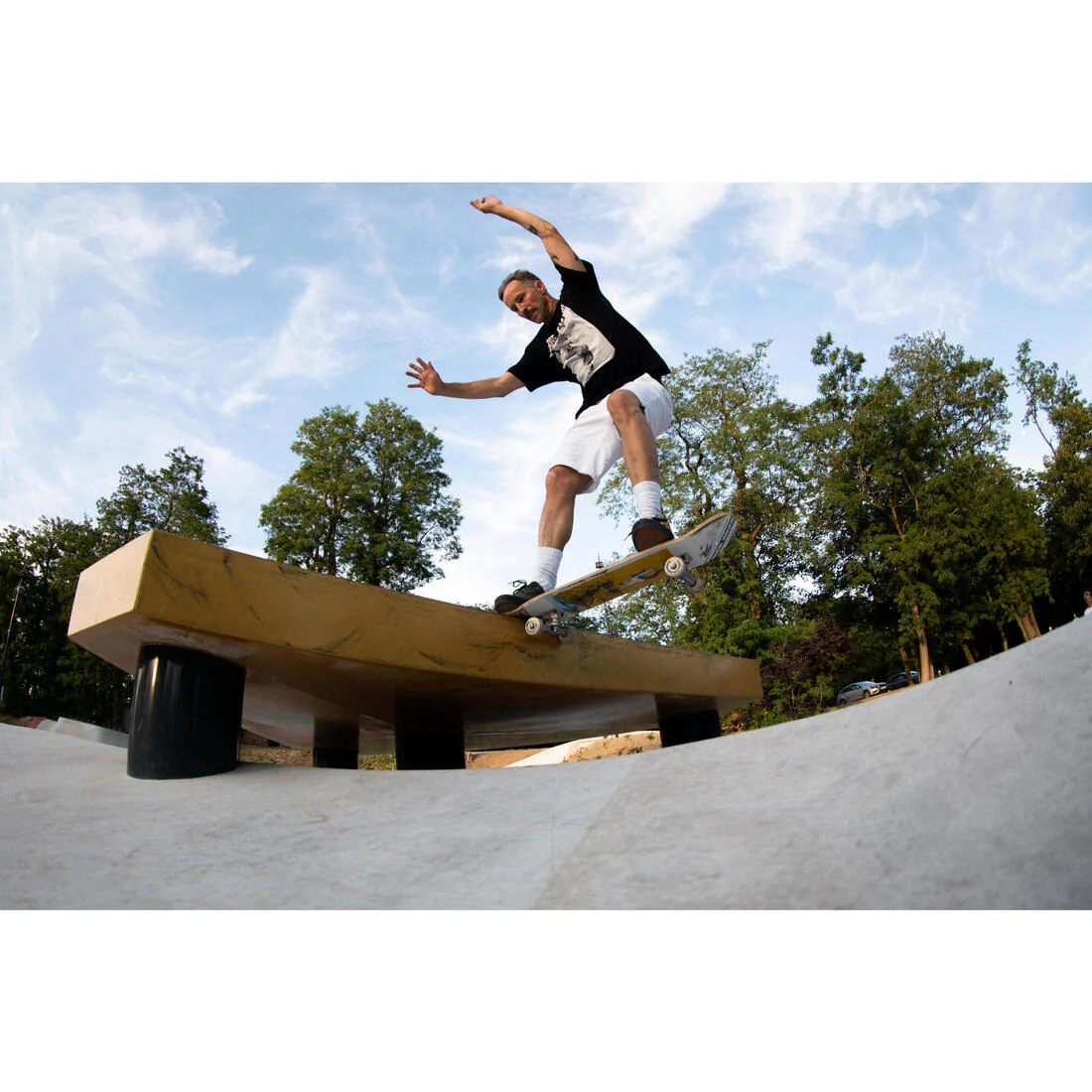 Juego 4 Ruedas Skate Color Marfil Forma Cónica Tamaño 52 mm 101A - Image 14