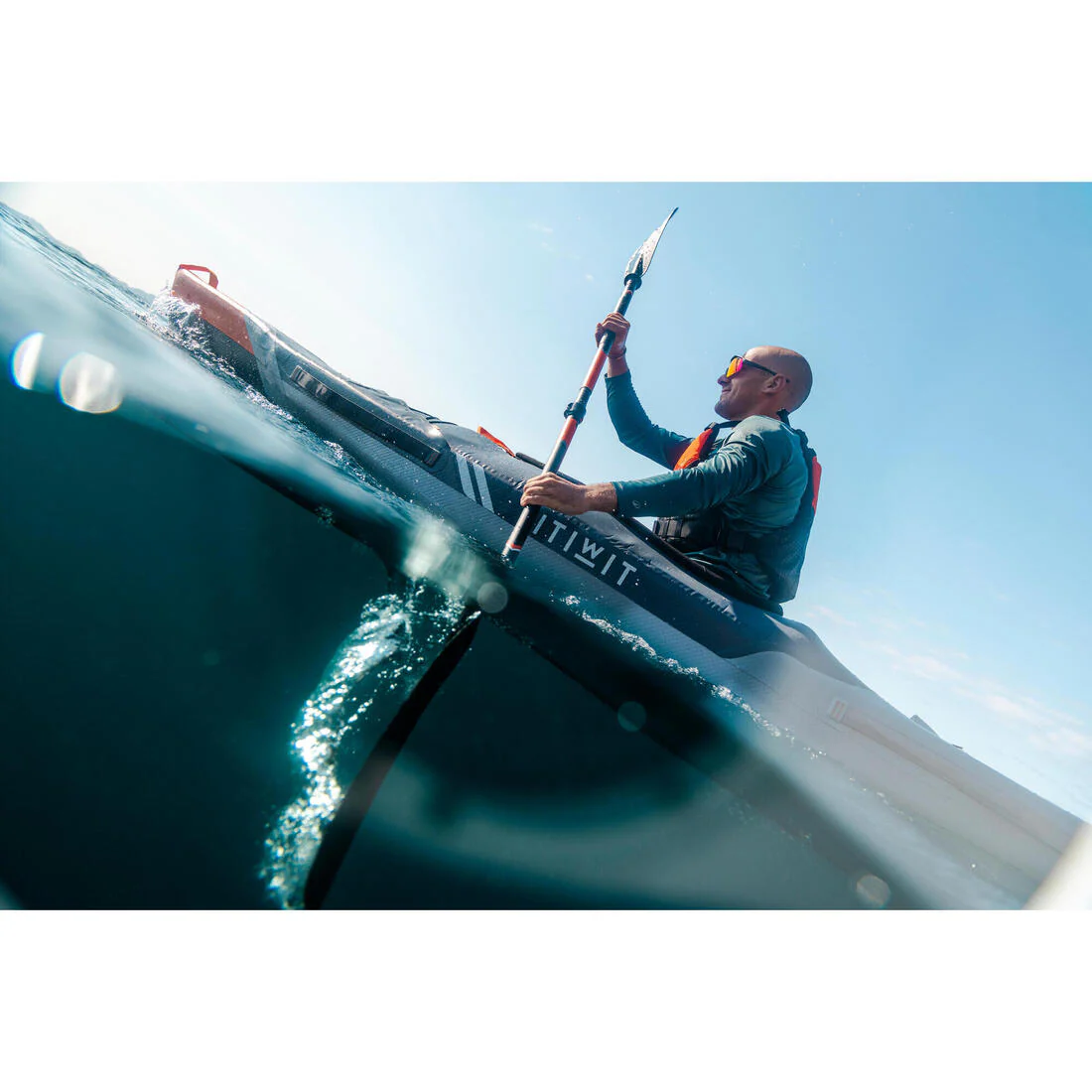 Kayak Hinchable Itiwit Drop Stitch alta presión Strenfit X500 1plaza Piragüismo. - Image 25