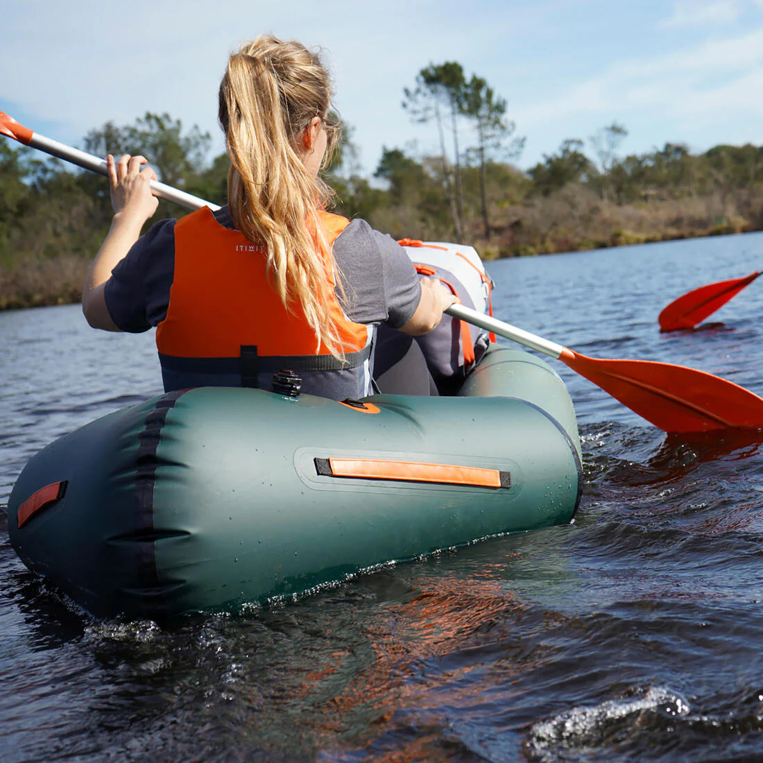 Kayak packraft 100 ultracompacto hinchable 1 Plaza Itiwit - Image 12