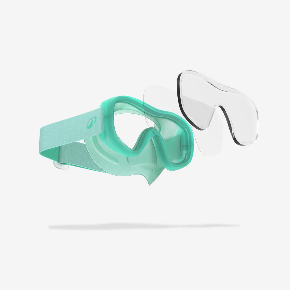 Kit Gafas snorkel Antivaho + Tubo Válvula 100 Niños Verde - Image 3