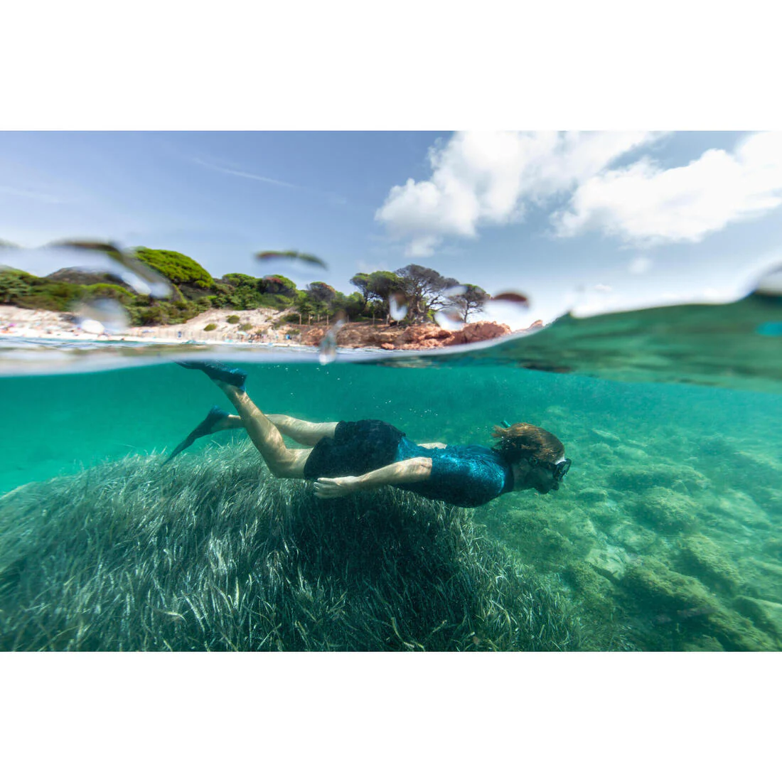 Kit Snorkel Aletas + Máscara + Tubo 100 Adulto - Image 18