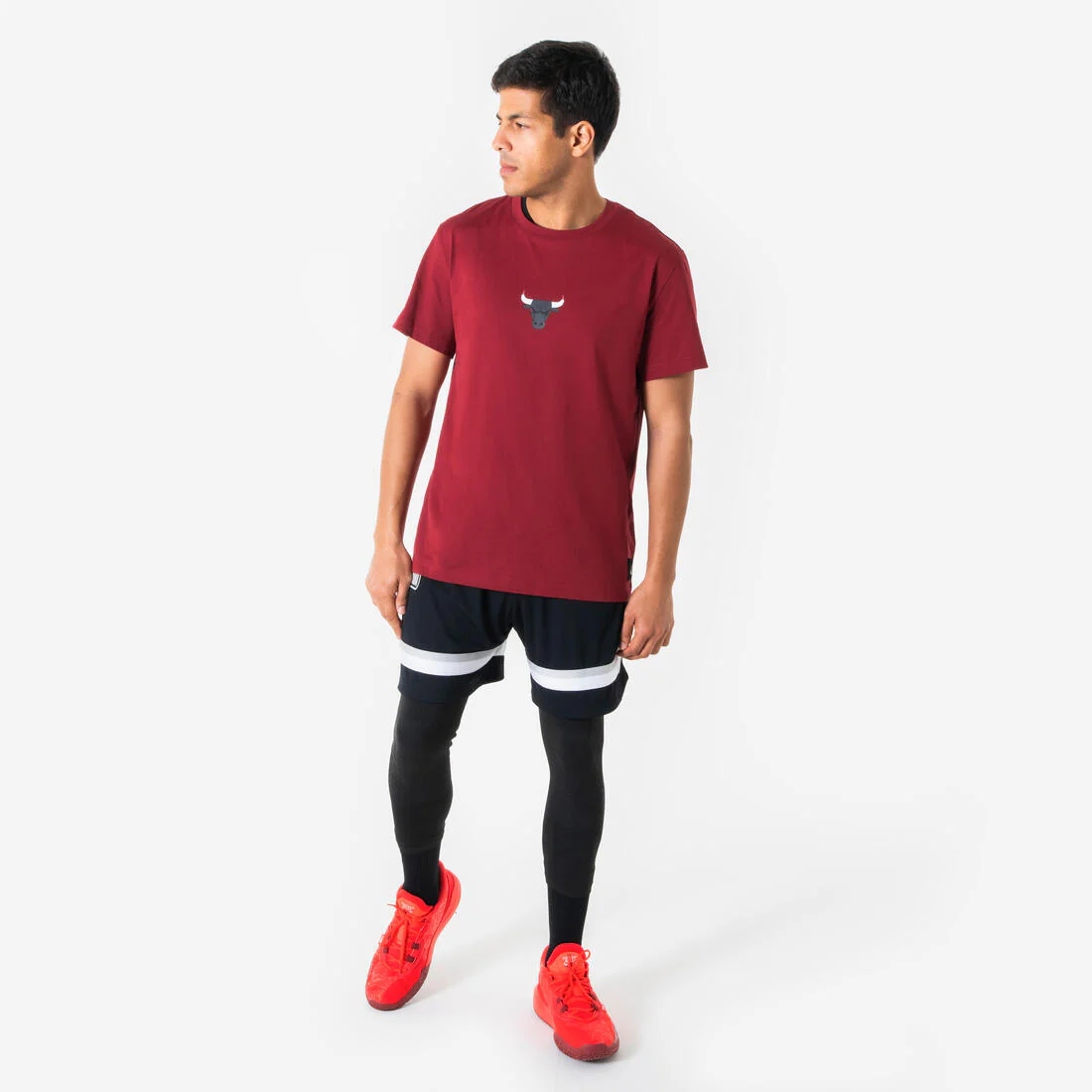Leggings de baloncesto 3/4 NBA hombre - TIGHT 900 negro - Image 2