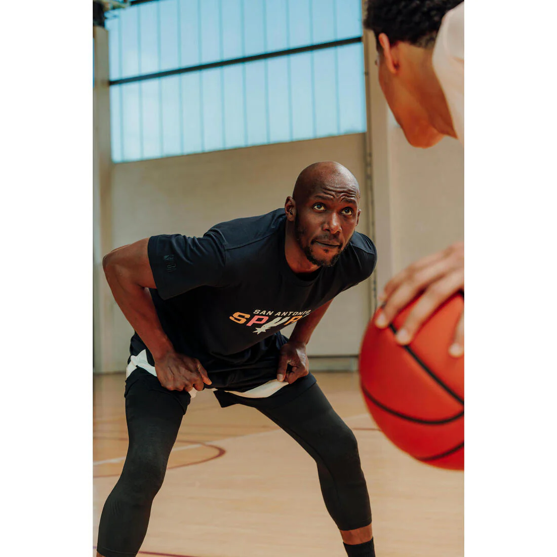 Leggings de baloncesto 3/4 NBA hombre - TIGHT 900 negro - Image 7