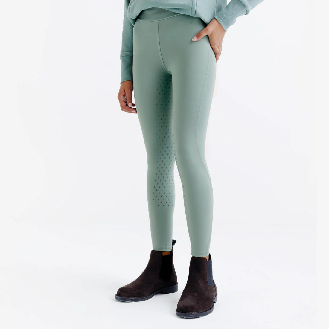 Leggings Equitación 500 Niños Full Grip - Image 2
