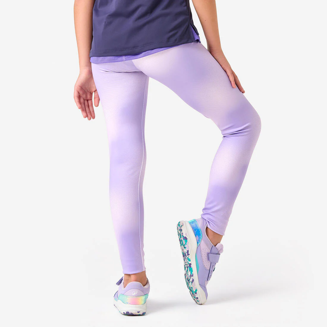 Leggings Niños Estampado Rosa Oscuro Transpirables - Image 4
