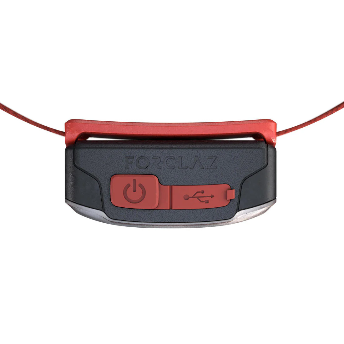 Linterna Frontal de Montaña, Forclaz V500, Recargable USB, 100 Lúmenes, Rojo - Image 4