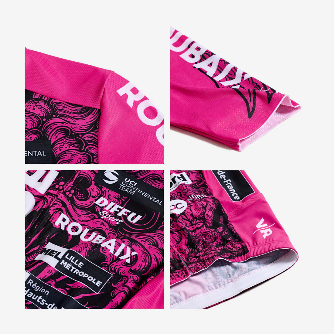 Maillot Ciclismo Carretera RCR-R Van Rysel Roubaix Manga Corta Réplica - Image 10