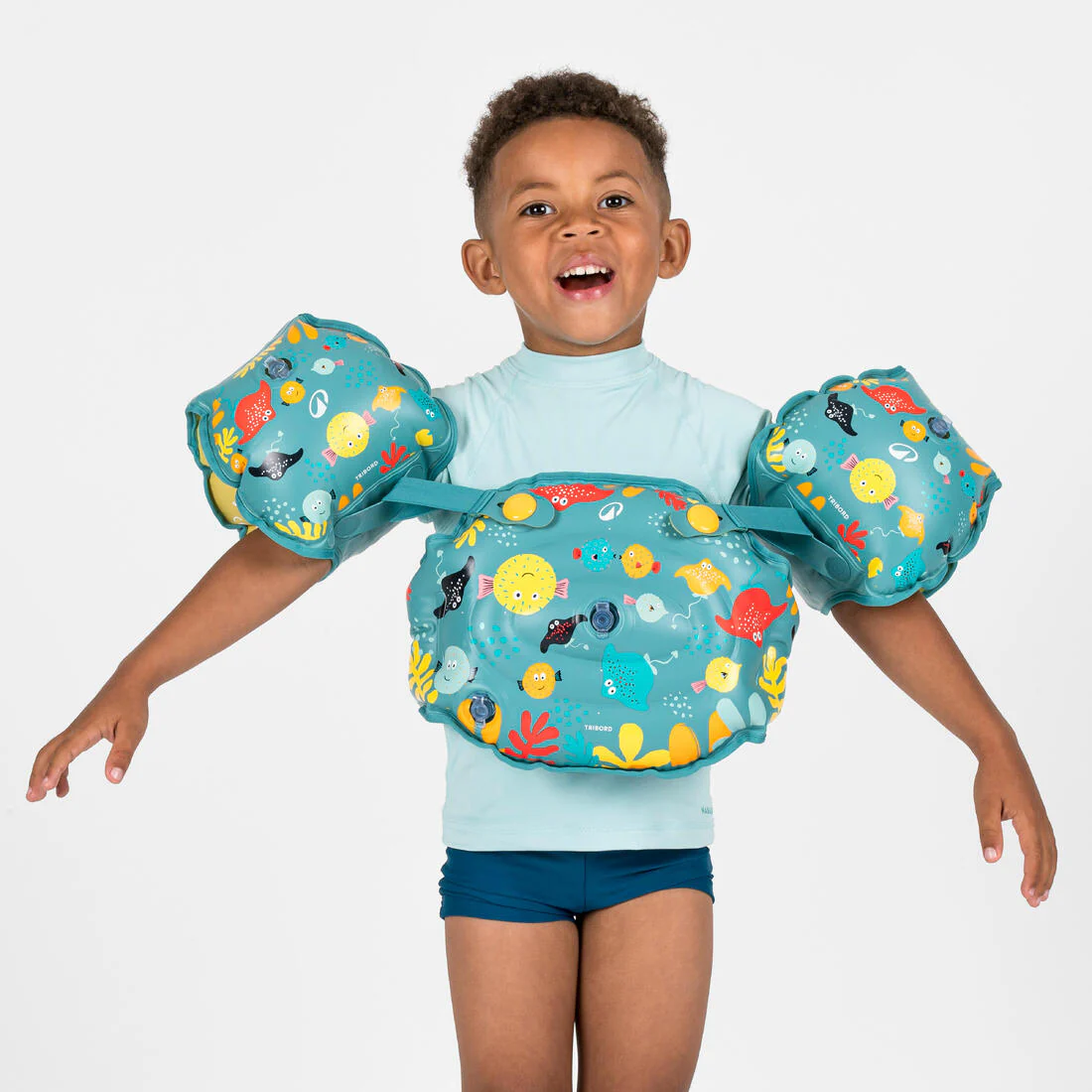 Manguitos cinturón Piscina Evolutivos Niños Tiswim v2 15-30 Kg Sabana - Image 10