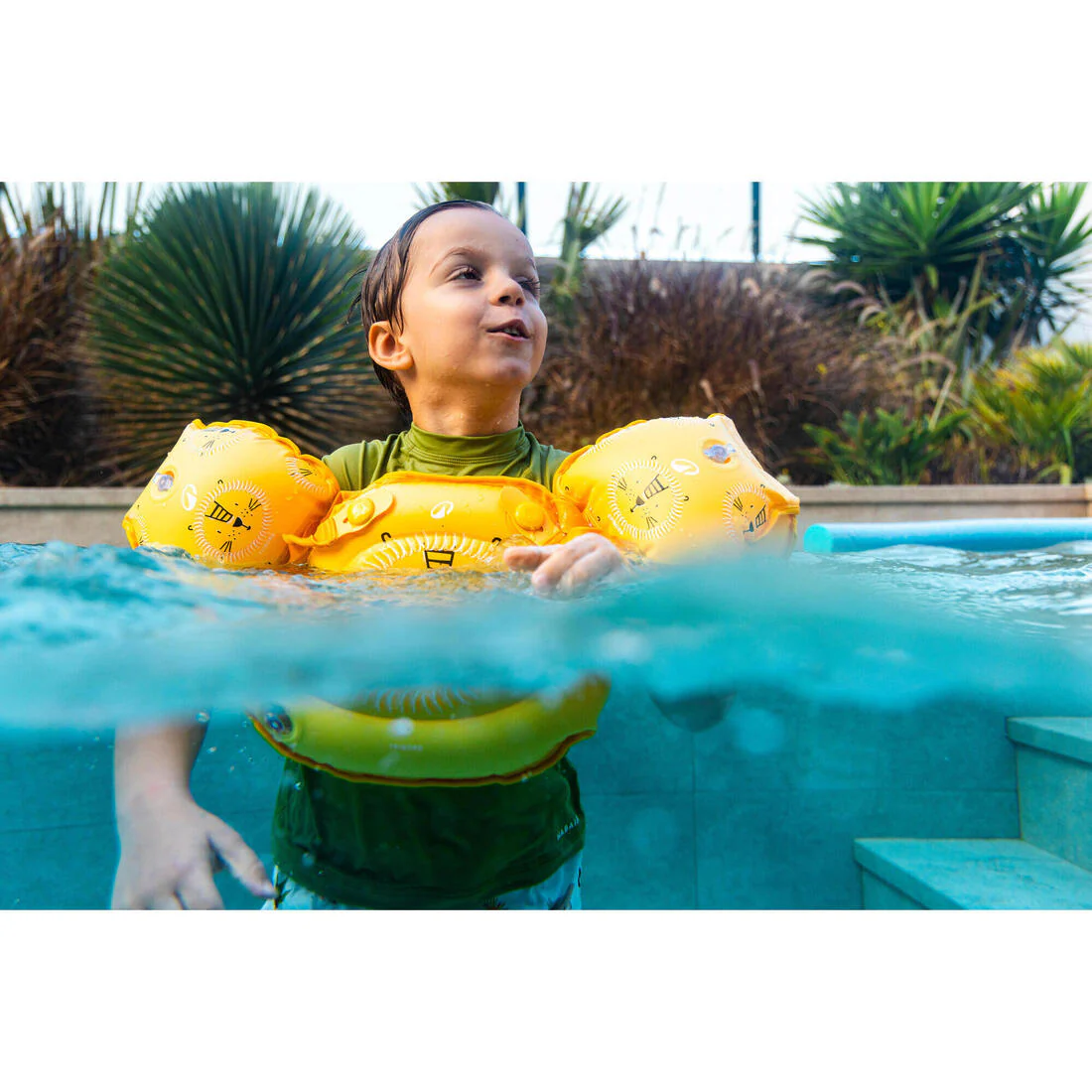 Manguitos cinturón Piscina Evolutivos Niños Tiswim v2 15-30 Kg Sabana - Image 43