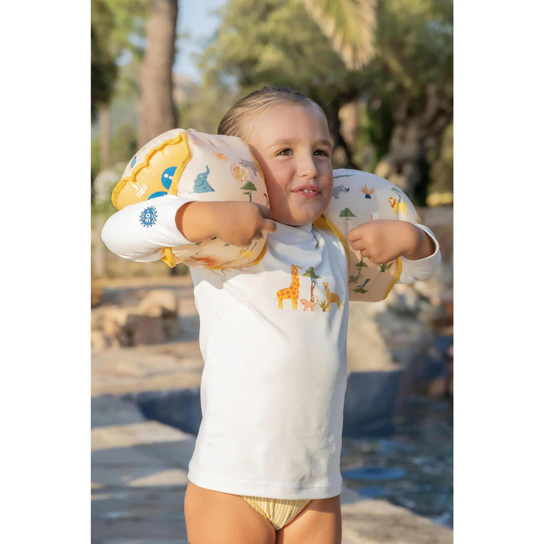 Manguitos cinturón Piscina Evolutivos Niños Tiswim v2 15-30 Kg Sabana - Image 57